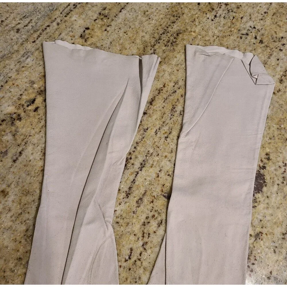 Vintage Size S Gray Suede Leather Formal 16